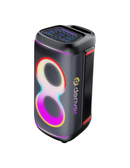 Denver bps-370 głośnik imprezowy czarny 100 w