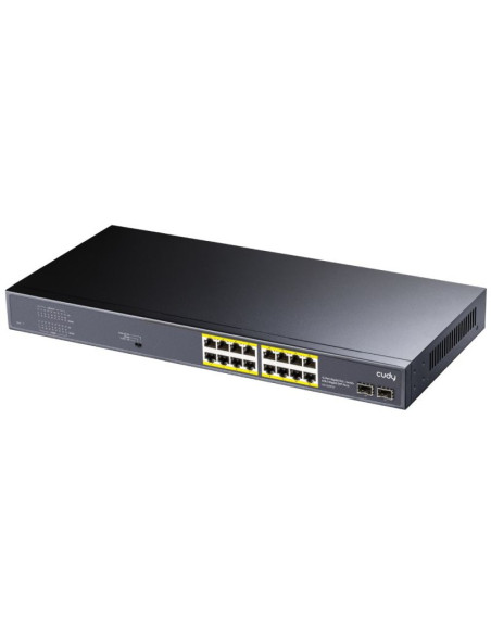 Cudy gs1020ps2 łącza sieciowe gigabit ethernet (10/100/1000) obsługa poe czarny