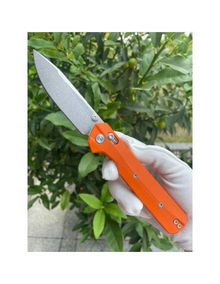 Nóż knivespl the first orange g10 14c28n