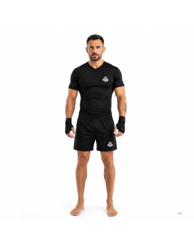 Koszulka kompresyjna męska czarna combatwear | dbx bushido