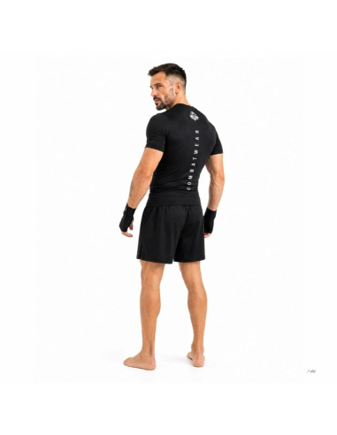 Koszulka kompresyjna męska czarna combatwear | dbx bushido