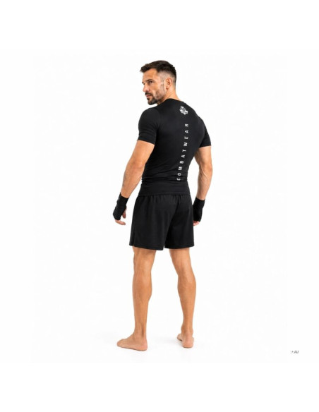 Koszulka kompresyjna męska czarna combatwear | dbx bushido