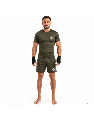 Koszulka kompresyjna męska army green combatwear | dbx bushido