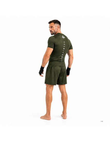 Koszulka kompresyjna męska army green combatwear | dbx bushido