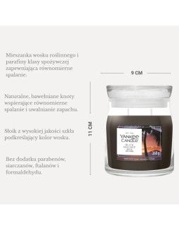 Świeca średnia black coconut yankee 2