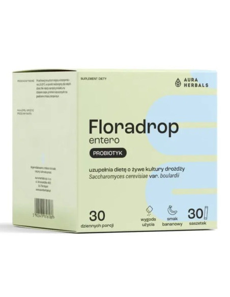 Floradrop Entero, Saccharomyces Boulardii, Probiotyk (30 Saszetek)