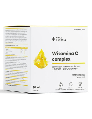 Witamina C Complex, 1000 Mg (30 Saszetek)