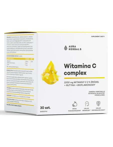 Witamina C Complex, 1000 Mg (30 Saszetek)