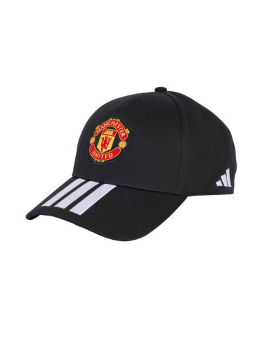 Czapka z daszkiem adidas manchester united czarna kt0647