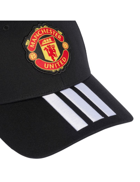 Czapka z daszkiem adidas manchester united czarna kt0647