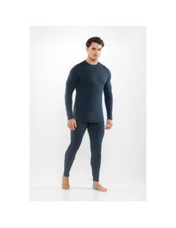 Bielizna męska viking meriboo man set merino granatowa   xl