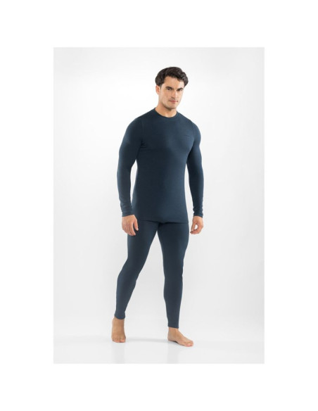 Bielizna męska viking meriboo man set merino granatowa   xl