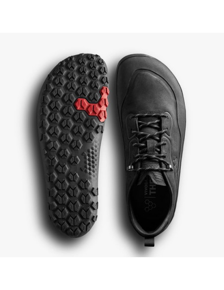 Buty męskie vivobarefoot tracker leather at low mens obsidian (309534-01)