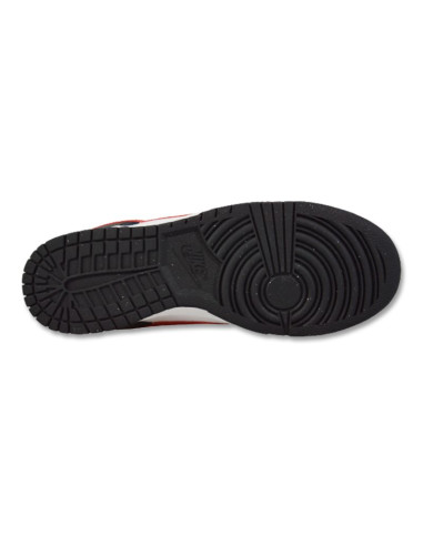 Męskie buty sportowe nike dunk low retro black/white/red - fb3354-001