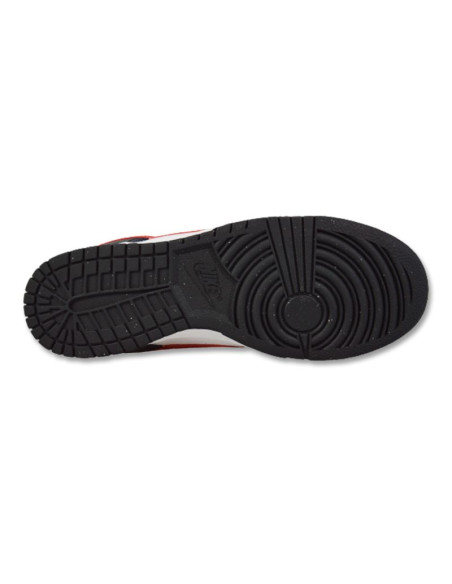 Męskie buty sportowe nike dunk low retro black/white/red - fb3354-001