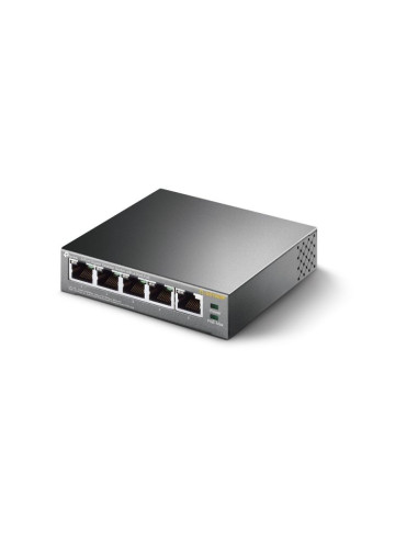 Tp-link tl-sg1005p nie zarządzany gigabit ethernet (10/100/1000) obsługa poe czarny