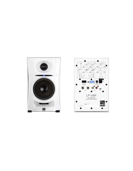 Kali audio lp-unf wh - para monitorów odsłuchowych z bluetooth. głośniki multimedialne, białe.