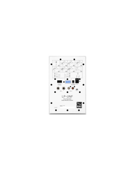 Kali audio lp-unf wh - para monitorów odsłuchowych z bluetooth. głośniki multimedialne, białe.