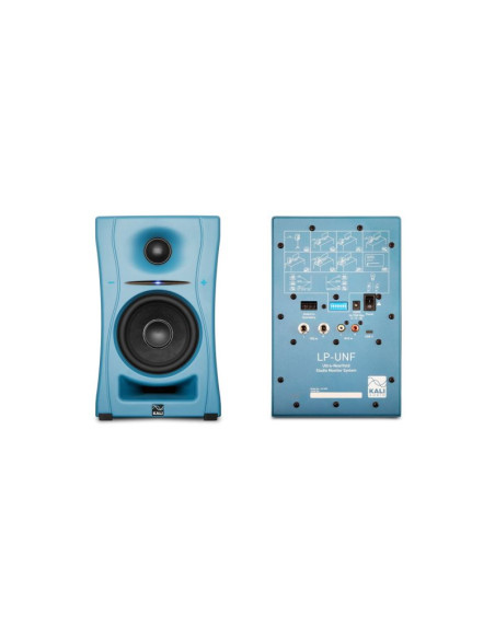 Kali audio lp-unf-b - para monitorów odsłuchowych z bluetooth. głośniki multimedialne, niebieskie.