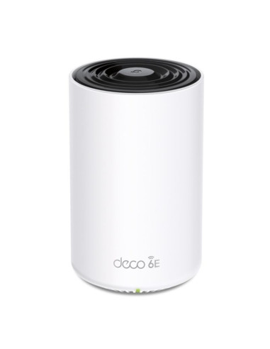 Tp-link deco xe75(1-pack) tri-band (2.4 ghz/5 ghz/5 ghz) wi-fi 6 (802.11ax) biały 3 wewnętrzne