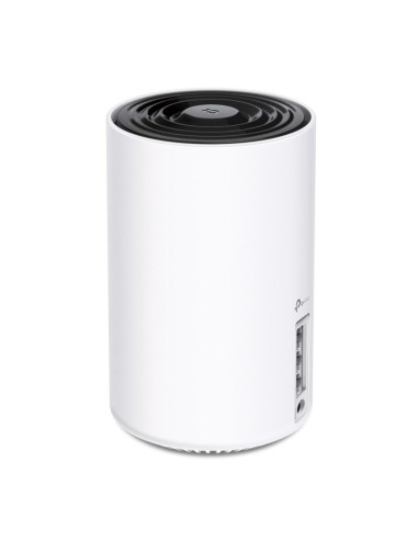 Tp-link deco xe75(1-pack) tri-band (2.4 ghz/5 ghz/5 ghz) wi-fi 6 (802.11ax) biały 3 wewnętrzne