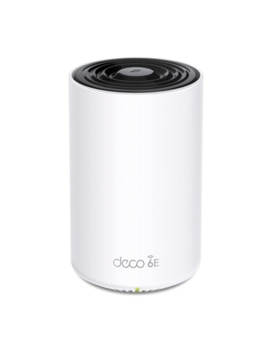 Tp-link deco xe75(1-pack) tri-band (2.4 ghz/5 ghz/5 ghz) wi-fi 6 (802.11ax) biały 3 wewnętrzne