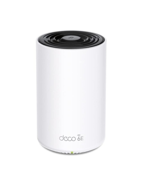 Tp-link deco xe75(1-pack) tri-band (2.4 ghz/5 ghz/5 ghz) wi-fi 6 (802.11ax) biały 3 wewnętrzne