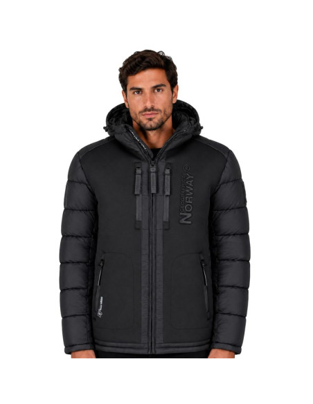 Kurtka męska geographical norway beachwood no constrast black-black db men 068 (wz7433h/gn-black / black)