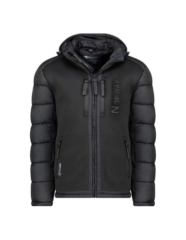 Kurtka męska geographical norway beachwood no constrast black-black db men 068 (wz7433h/gn-black / black)