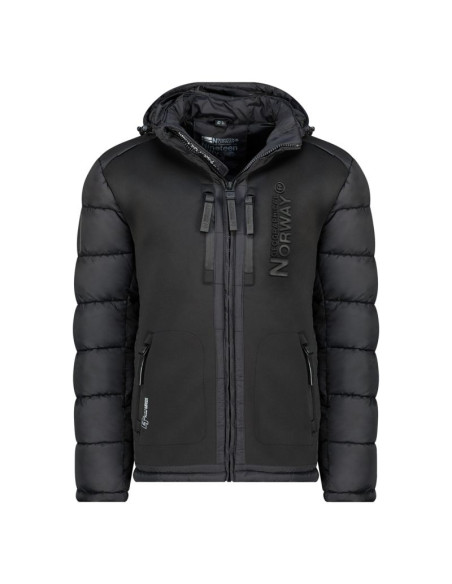 Kurtka męska geographical norway beachwood no constrast black-black db men 068 (wz7433h/gn-black / black)