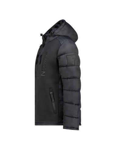 Kurtka męska geographical norway beachwood no constrast black-black db men 068 (wz7433h/gn-black / black)