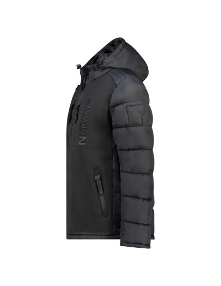 Kurtka męska geographical norway beachwood no constrast black-black db men 068 (wz7433h/gn-black / black)