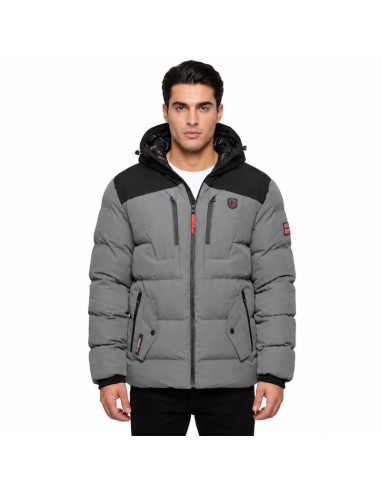 Parka męska geographical norway cachot grey db men 068 (wa1698h/gn-grey)
