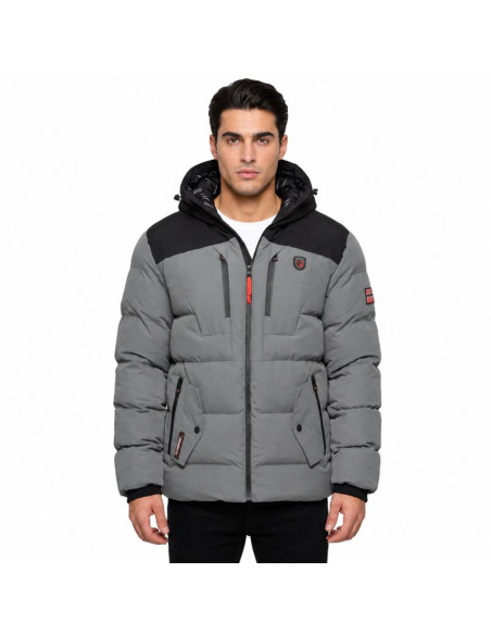 Parka męska geographical norway cachot grey db men 068 (wa1698h/gn-grey)