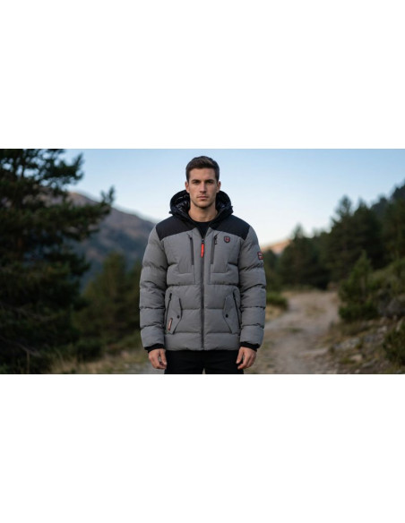 Parka męska geographical norway cachot grey db men 068 (wa1698h/gn-grey)