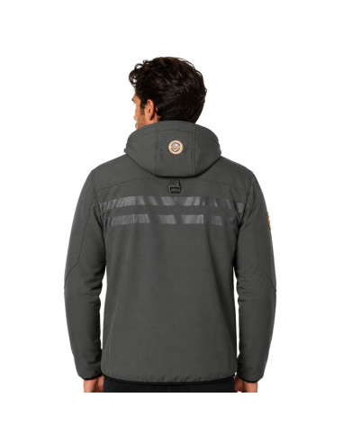 Softshell męski geographical norway royaute dgrey-orange gtx men 068 (ww4643h/gn-dark grey / orange)