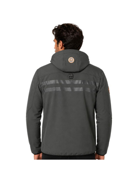 Softshell męski geographical norway royaute dgrey-orange gtx men 068 (ww4643h/gn-dark grey / orange)