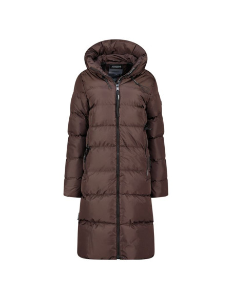 Parka damska geographical norway april dbrown db lady 0116-2 (wz7108f/gn-dark brown)