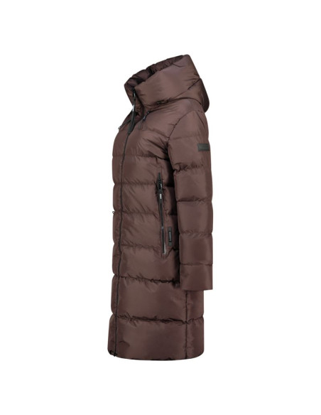 Parka damska geographical norway april dbrown db lady 0116-2 (wz7108f/gn-dark brown)
