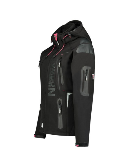 Softshell damski geographical norway tislande lady black   007 (wu4016f/gn-black)