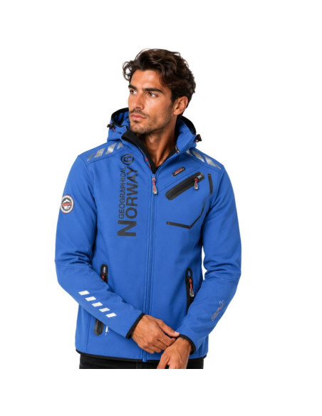 Softshell męski geographical norway royaute db royal blue  black men 068 (wy2168h/gn-royal blue / black)