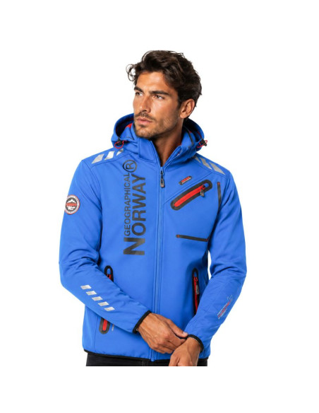 Softshell męski geographical norway royaute db royal blue  red men 068 (wy2170h/gn-royal blue / red)
