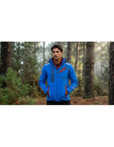 Softshell męski geographical norway royaute db royal blue  red men 068 (wy2170h/gn-royal blue / red)