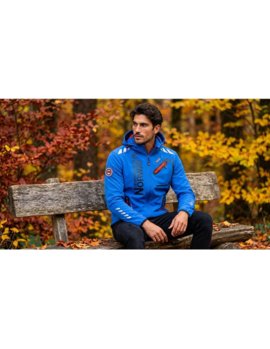 Softshell męski geographical norway royaute db royal blue  red men 068 (wy2170h/gn-royal blue / red)