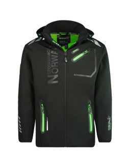 Softshell męski geographical norway royaute men ass a bs2 056 (wt1804h/gn-black / green) 2