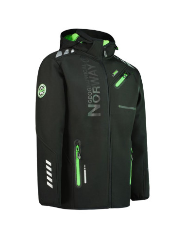 Softshell męski geographical norway royaute men ass a bs2 056 (wt1804h/gn-black / green)