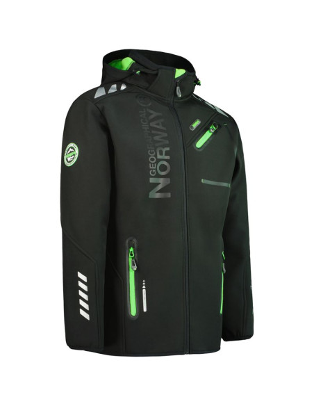 Softshell męski geographical norway royaute men ass a bs2 056 (wt1804h/gn-black / green)