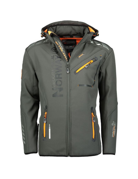 Softshell męski geographical norway royaute men ass a bs2 056 (wt1804h/gn-dark grey / orange)