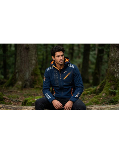 Softshell męski geographical norway royaute men ass a bs2 056 (wt1804h/gn-navy / orange)