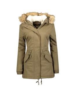 Parka damska geographical norway ampuria lady 056 bs3 (wq833f/gn-kaki)